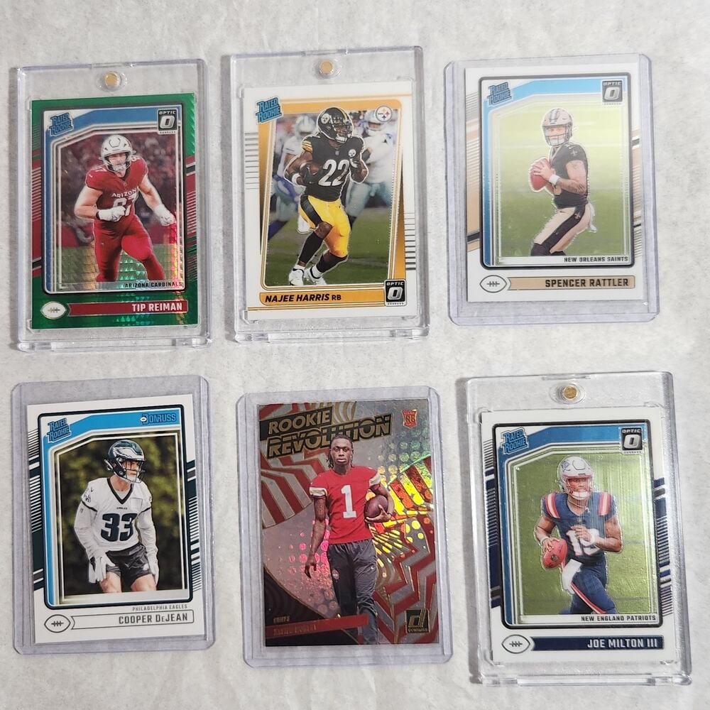 Panini Rated Rookie And Rookie Revolution Trading Cards Lot In Protectors NM